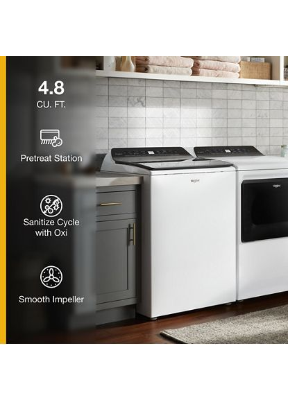 4.8 cu. ft. Top Load Washer with Pretreat Station