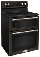 30-Inch 5 Burner Electric Double Oven Convection Range