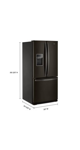 30-inch Wide French Door Refrigerator - 20 cu. ft