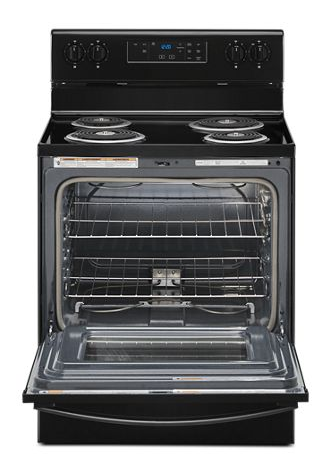 4.8 cu. ft. Electric Range with Keep Warm setting.