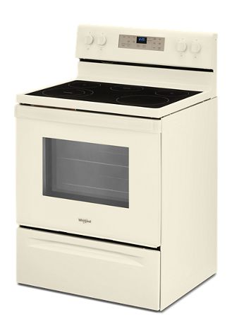 5.3 cu. ft. Whirlpool® electric range with Frozen Bake™ technology.