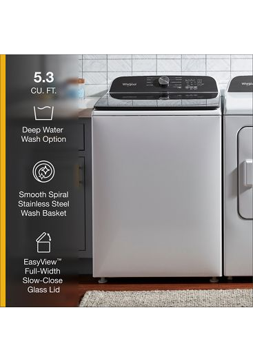 5.3 Cu. Ft. Large Capacity Top Load Washer