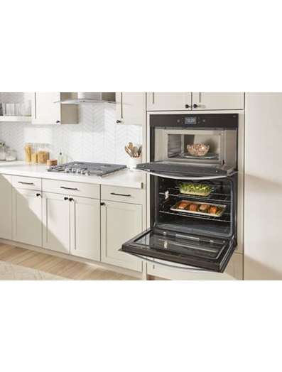 6.4 Cu. Ft. Wall Oven Microwave Combo with Air Fry