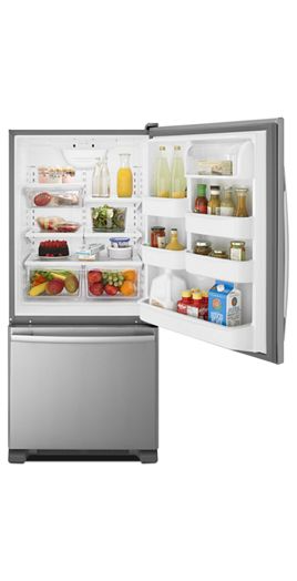 29-inch Wide Bottom-Freezer Refrigerator with EasyFreezer™ Pull-Out Drawer -- 18 cu. ft. Capacity