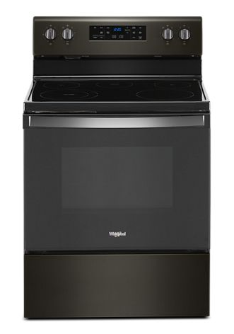 5.3 cu. ft. Whirlpool® electric range with Frozen Bake™ technology.