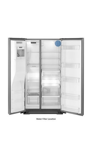 36-inch Wide Contemporary Handle Counter Depth Side-by-Side Refrigerator - 21 cu. ft.