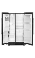 36-Inch Wide Side-by-Side Refrigerator with Exterior Ice and Water Dispenser - 25 Cu. Ft.