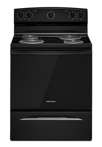 Amana® 30-inch Electric Range with Easy-Clean Glass Door