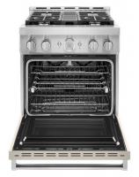 KitchenAid® 30'' Smart Commercial-Style Gas Range with 4 Burners