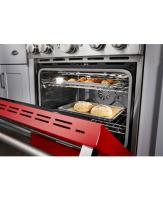 KitchenAid® 30'' Smart Commercial-Style Dual Fuel Range with 4 Burners