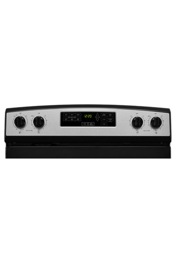 30-inch Amana® Electric Range with Extra-Large Oven Window.