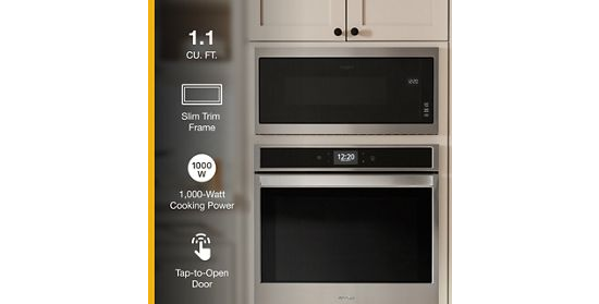 1.1 cu. ft. Built-In Microwave with Slim Trim Kit - 14