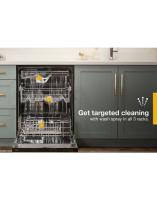 Fingerprint Resistant Quiet Dishwasher with 3rd Rack & Large Capacity