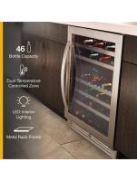 24-inch Wide Undercounter Wine Center with 46-Bottle Wine Storage