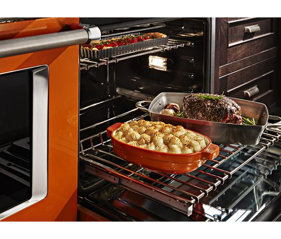  KitchenAid® 48'' Smart Commercial-Style Gas Range with Griddle