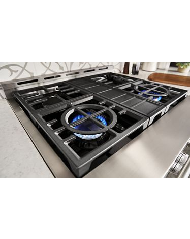 KitchenAid® 30'' Smart Commercial-Style Gas Range with 4 Burners