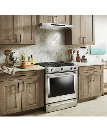 30-Inch 5-Burner Gas Slide-In Convection Range