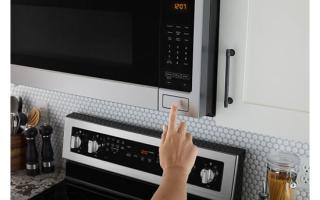 Over-the-Range Microwave with stainless steel cavity - 1.7 cu. ft.