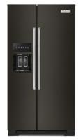 24.8 cu ft. Side-by-Side Refrigerator with Exterior Ice and Water and PrintShield™ Finish