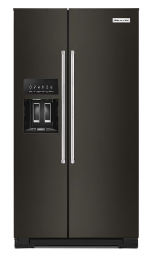 24.8 cu ft. Side-by-Side Refrigerator with Exterior Ice and Water and PrintShield™ Finish