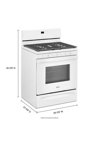 5.0 cu. ft. Gas Range with Center Oval Burner