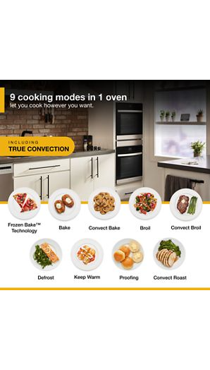 5.8 Cu. Ft. 24 Inch Double Wall Oven with Convection
