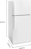 30-inch Wide Top Freezer Refrigerator - 19 Cu. Ft.