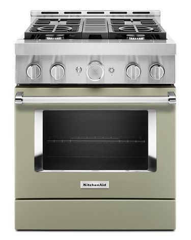 KitchenAid® 30'' Smart Commercial-Style Gas Range with 4 Burners