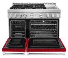  KitchenAid® 48'' Smart Commercial-Style Gas Range with Griddle