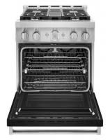 KitchenAid® 30'' Smart Commercial-Style Gas Range with 4 Burners