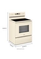 5.3 cu. ft. Whirlpool® electric range with Frozen Bake™ technology.