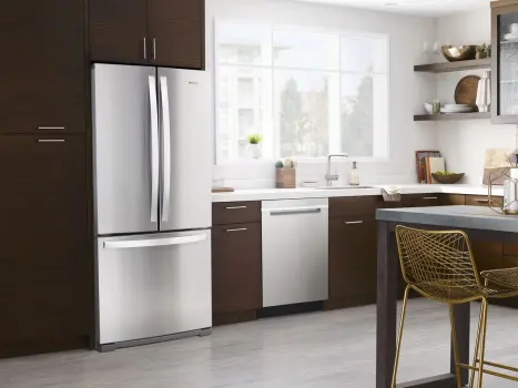 30-inch Wide Contemporary Handle French Door Refrigerator - 20 cu. ft.