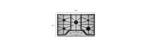 36-inch Wide Gas Cooktop with Power™ Burner