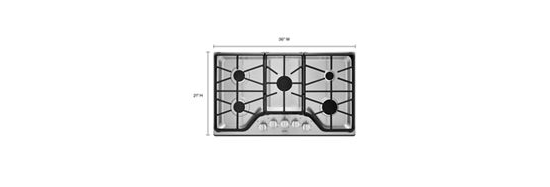 36-inch Wide Gas Cooktop with Power™ Burner