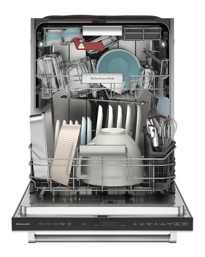 39 dBA Panel-Ready Flush-to-cabinet Dishwasher with FreeFlex™ Fit Third Level Rack