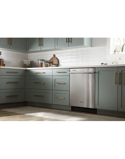 Fingerprint Resistant Quiet Dishwasher with 3rd Rack & Large Capacity