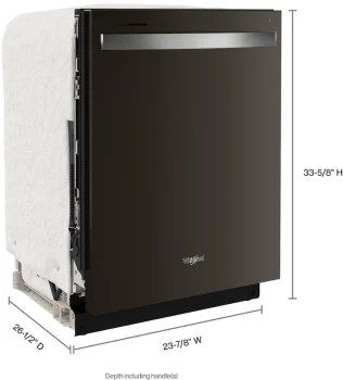 Large Capacity Dishwasher with 3rd Rack