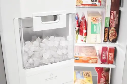 36-Inch Wide Side-by-Side Refrigerator with Exterior Ice and Water Dispenser - 25 Cu. Ft.