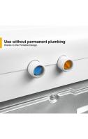 1.6 cu. ft. Compact Top Load Washer with Flexible Installation
