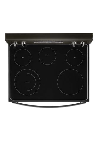 5.3 cu. ft. Whirlpool® electric range with Frozen Bake™ technology.