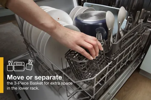 Large Capacity Dishwasher with 3rd Rack