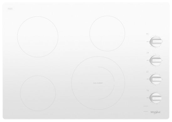 30-inch Electric Ceramic Glass Cooktop with Dual Radiant Element