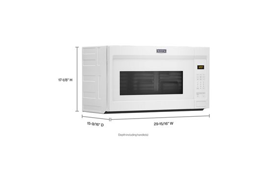 Over-the-Range Microwave with stainless steel cavity - 1.7 cu. ft.