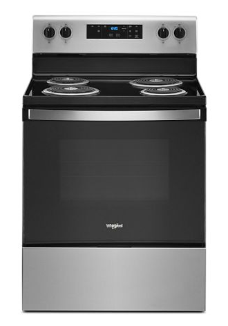 4.8 cu. ft. Electric Range with Keep Warm setting.