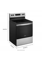 5.3 cu. ft. Whirlpool® electric range with Frozen Bake™ technology