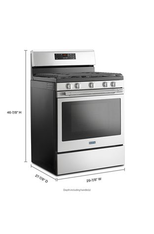 30-inch Wide Gas Range With 5th Oval Burner - 5.0 Cu. Ft.