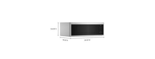 Smart Low Profile Microwave Hood Combination with Dual Fan Ventilation