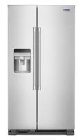36-Inch Wide Side-by-Side Refrigerator with Exterior Ice and Water Dispenser - 25 Cu. Ft.