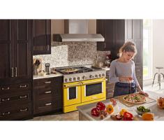  KitchenAid® 48'' Smart Commercial-Style Gas Range with Griddle