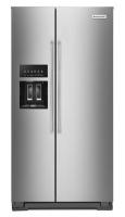 22.6 cu ft. Counter-Depth Side-by-Side Refrigerator with Exterior Ice and Water and PrintShield™ finish